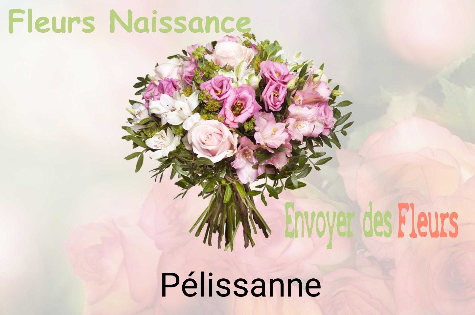 Bouquet de fleurs de naissance livré à Pélissanne